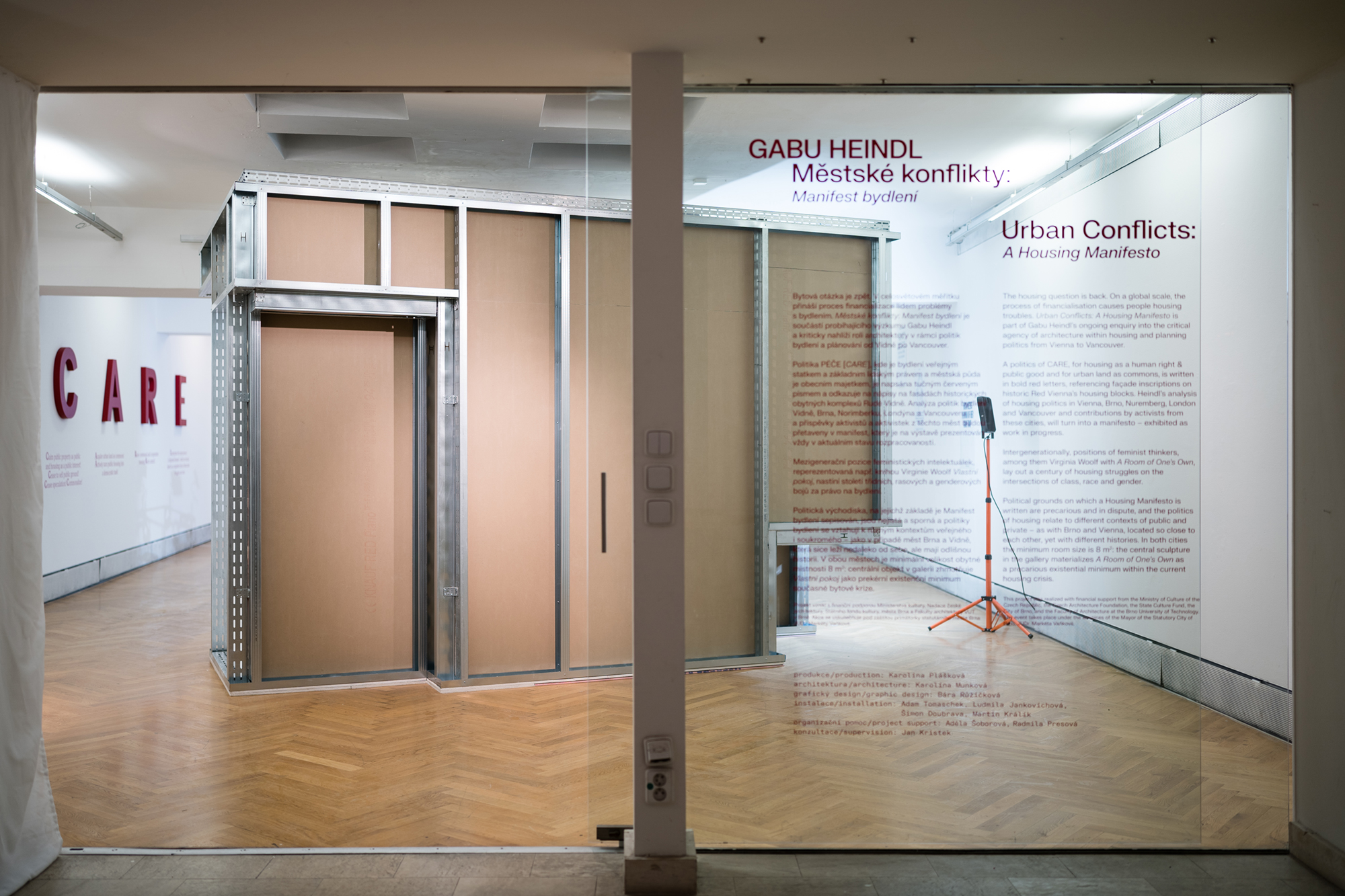 Urban Conflicts Housing Manifesto Gabu Heindl Brno exhibition